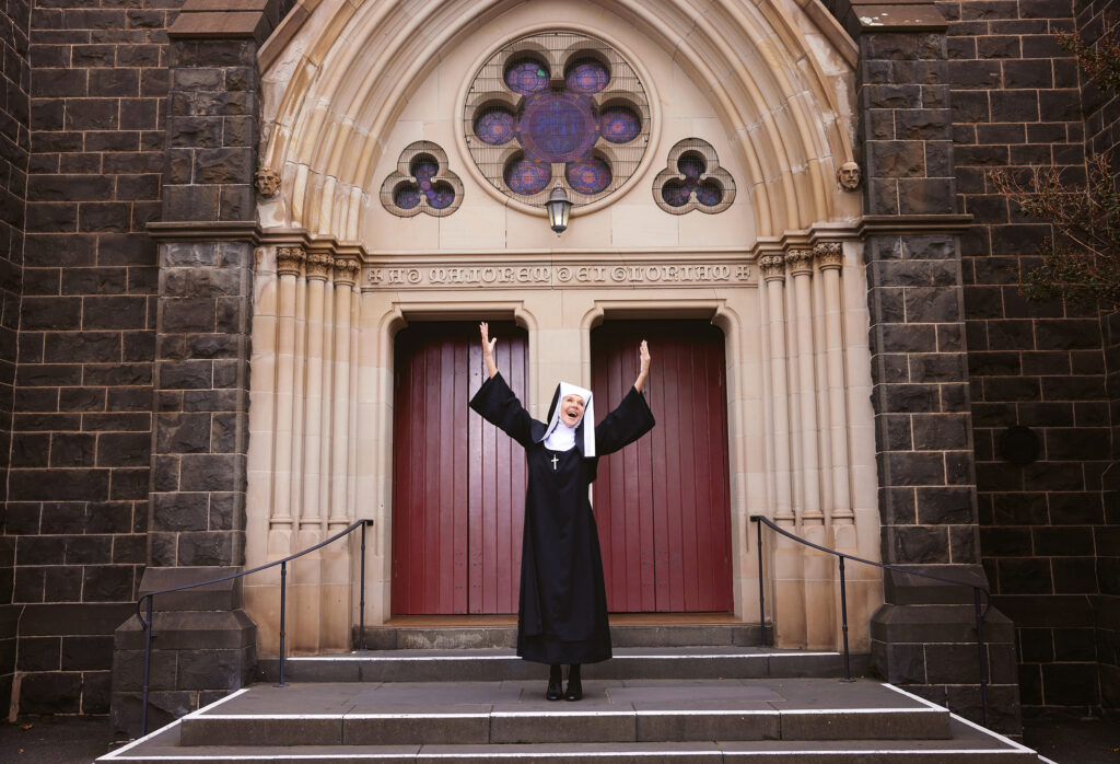 Rhonda Burchmore in Sister Act the Musical.Photo by Benny Capp